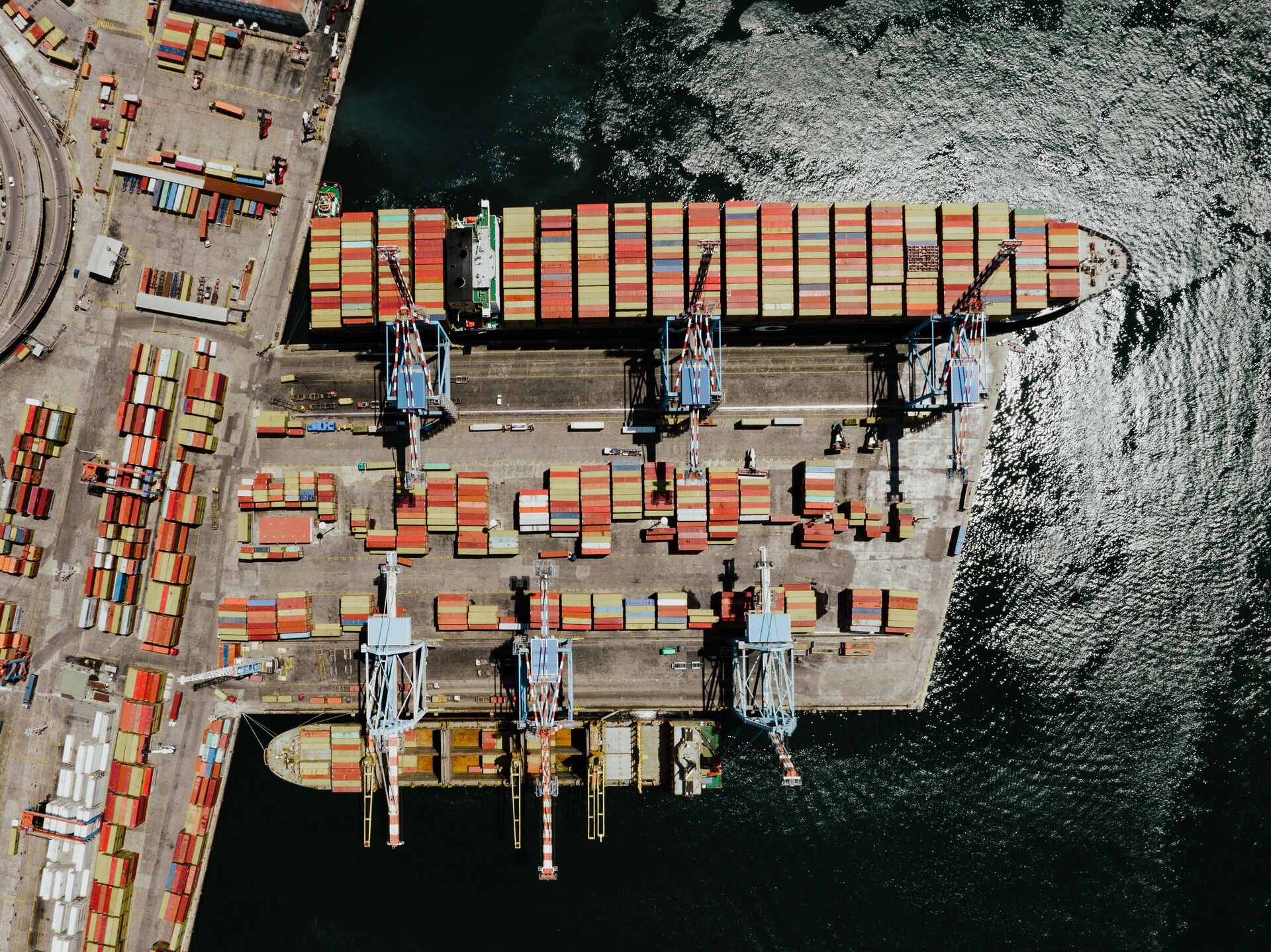 Porto container per l'export italiano