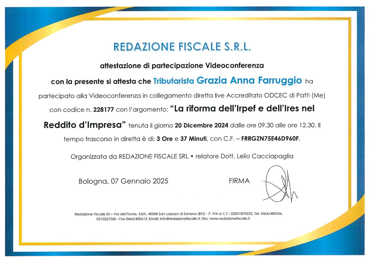 La Riforma dell’IRES e dell’IRPEF